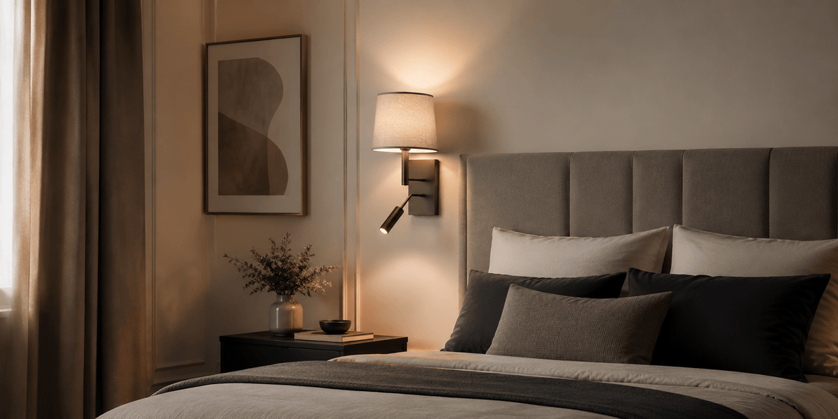 Applique murale chambre adulte : comment bien choisir son éclairage ? - LuminaSeat Image