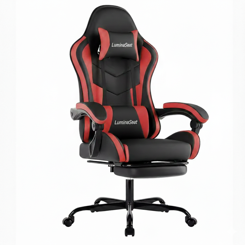 Fauteuil Gaming Rouge - Edition LuminaSeat