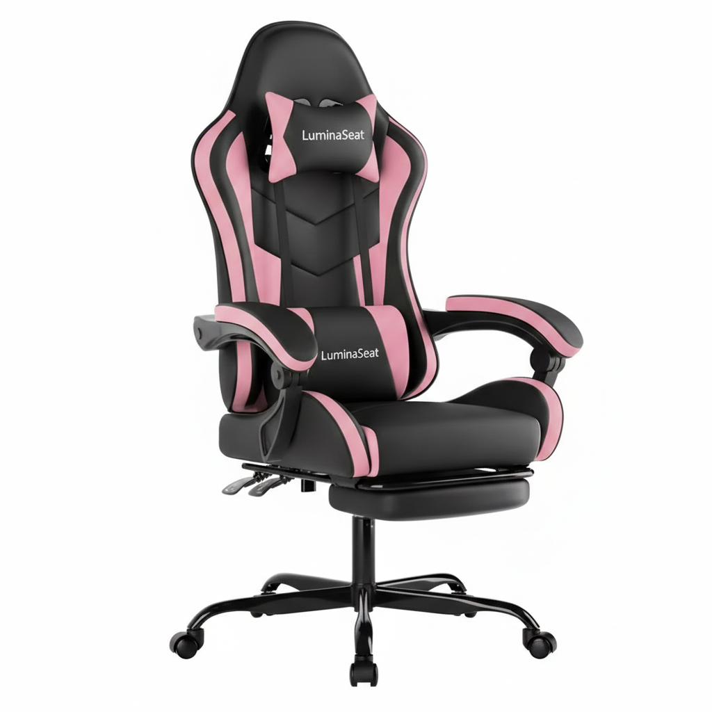 Fauteuil Gaming Rose - Edition LuminaSeat