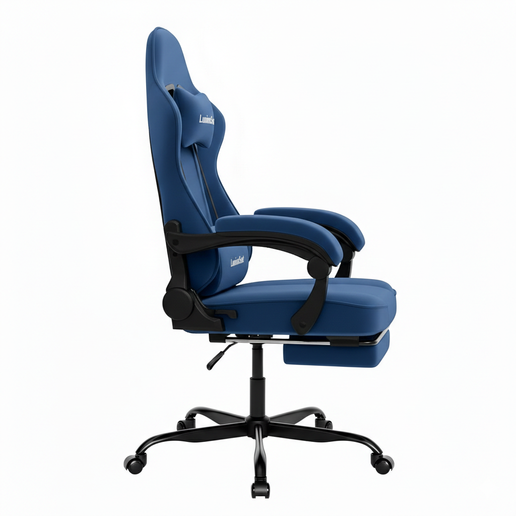 Chaise Gaming Bleue - Edition LuminaSeat