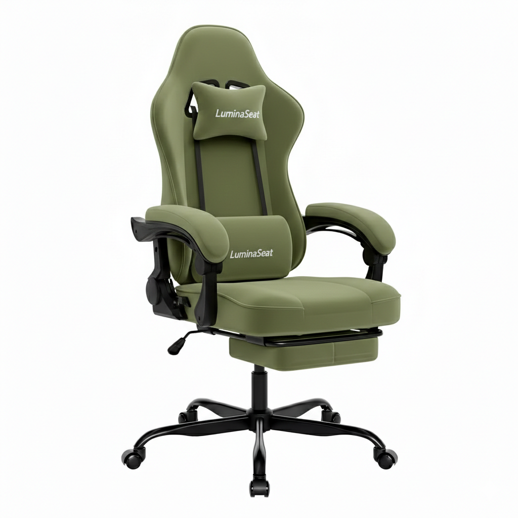 Chaise Gaming Verte - Edition LuminaSeat