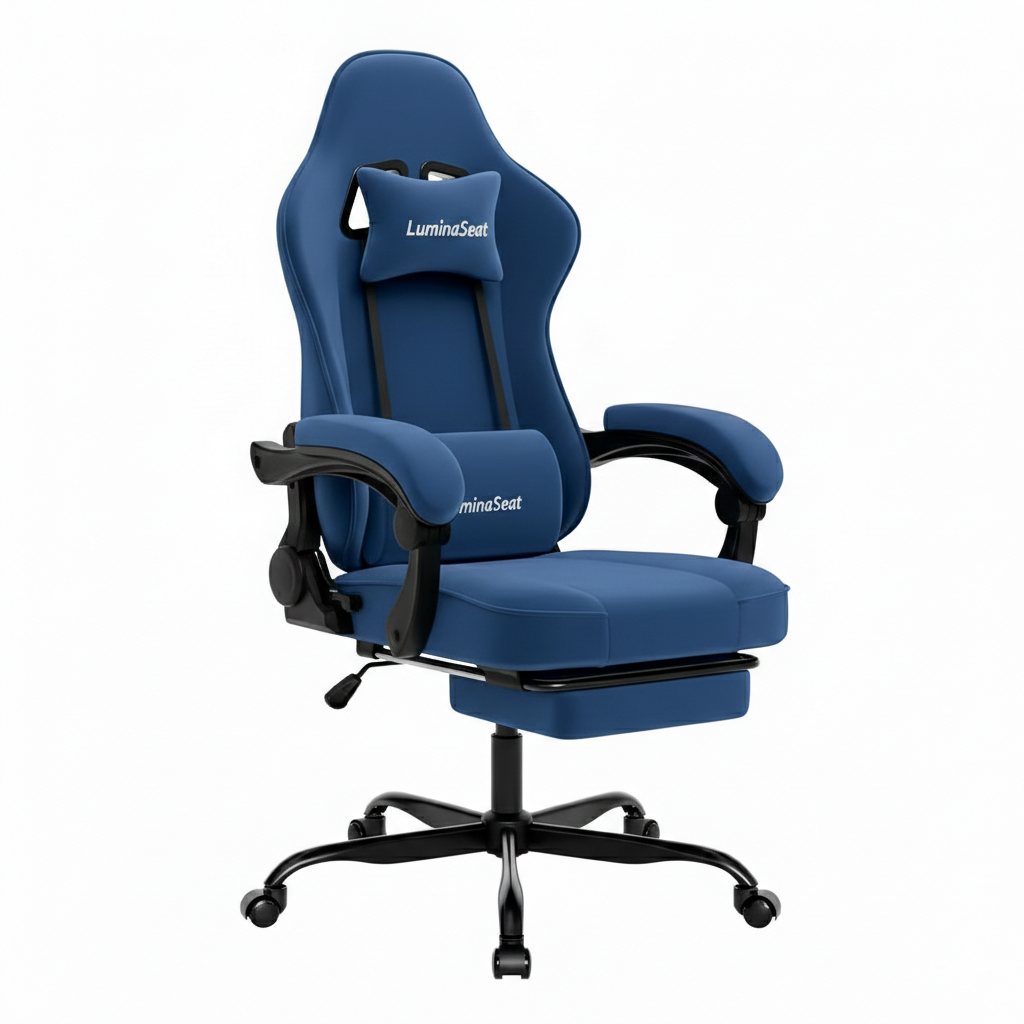 Chaise Gaming Bleue - Edition LuminaSeat