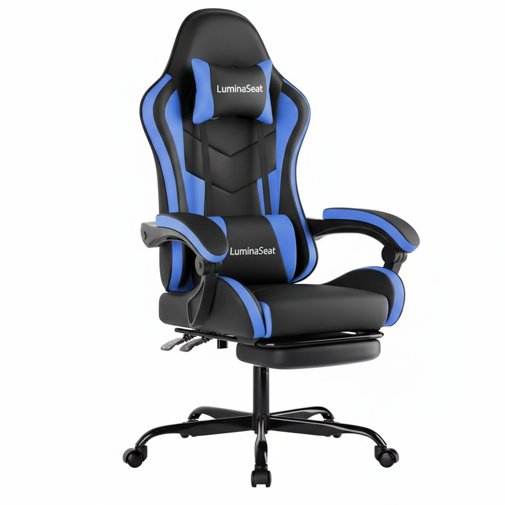 Fauteuil Gaming Bleu - Edition LuminaSeat