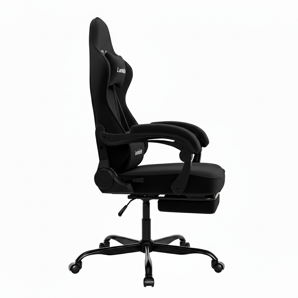 Chaise Gaming Noire - Edition LuminaSeat