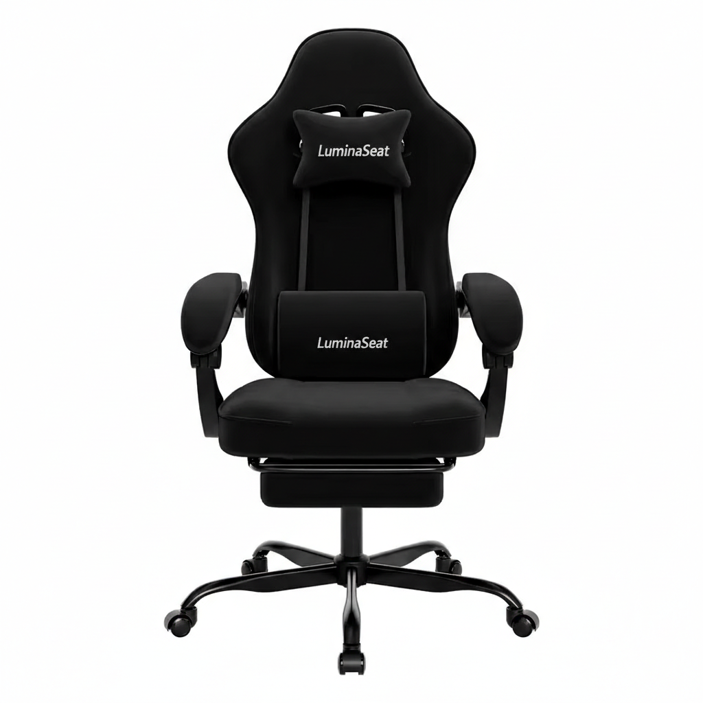 Chaise Gaming Noire - Edition LuminaSeat