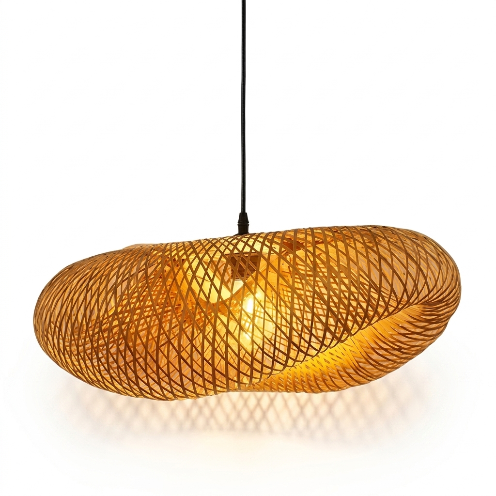 Suspension Scandinave en bambou Ø 40 cm | Nissa