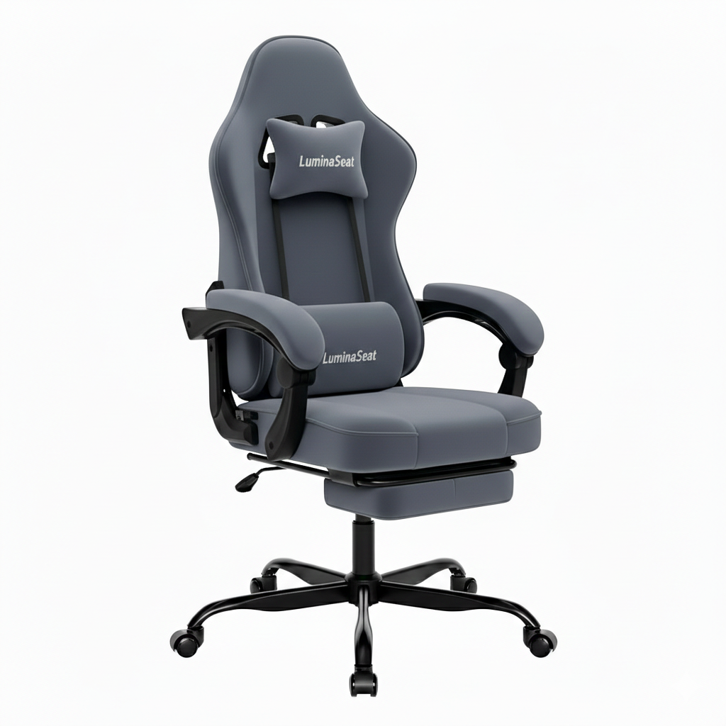 Chaise gaming Grise - Edition LuminaSeat