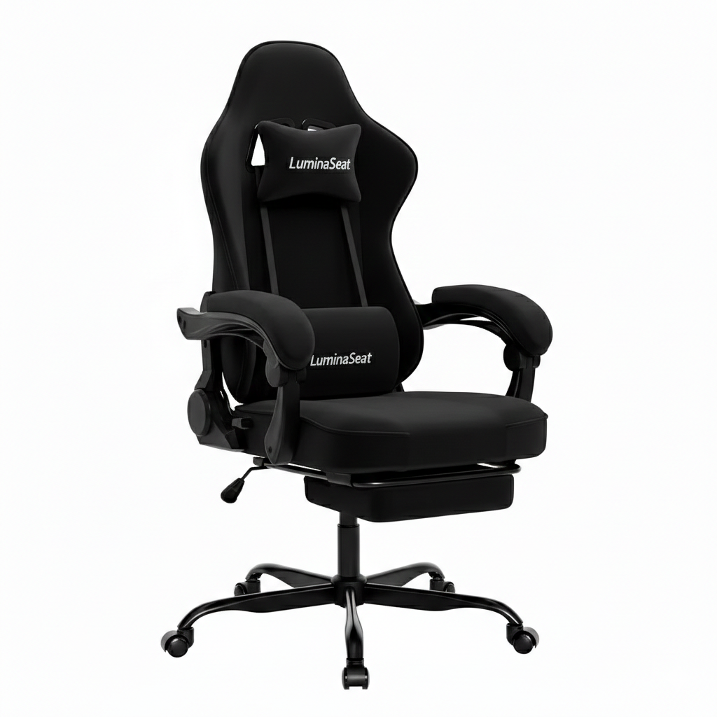 Chaise Gaming Noire - Edition LuminaSeat