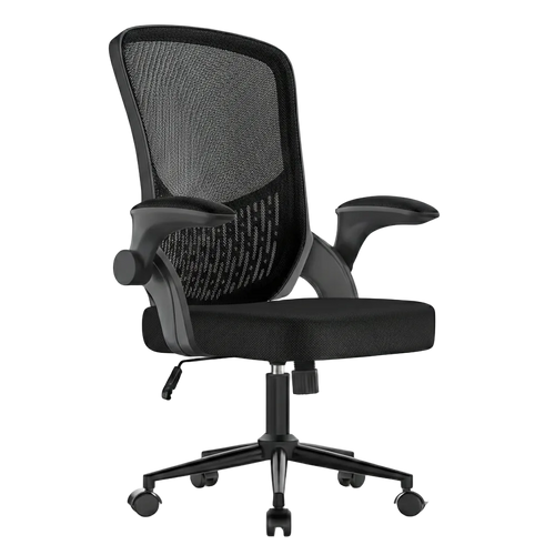 siege-bureau-pivotant-design-moderne-roulettes-sol-dur