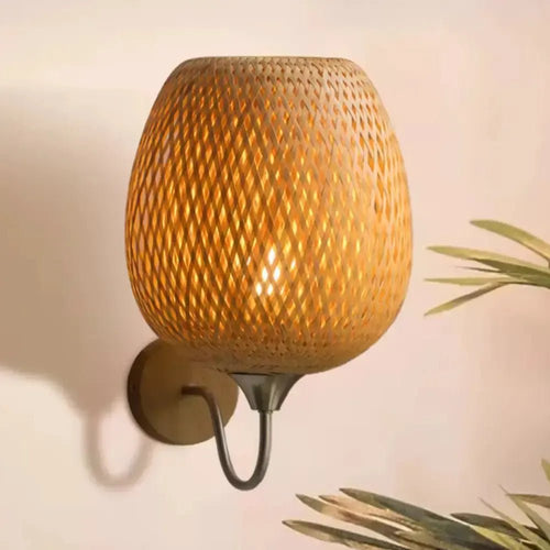Applique murale bambou naturel | Miralle - LuminaSeat