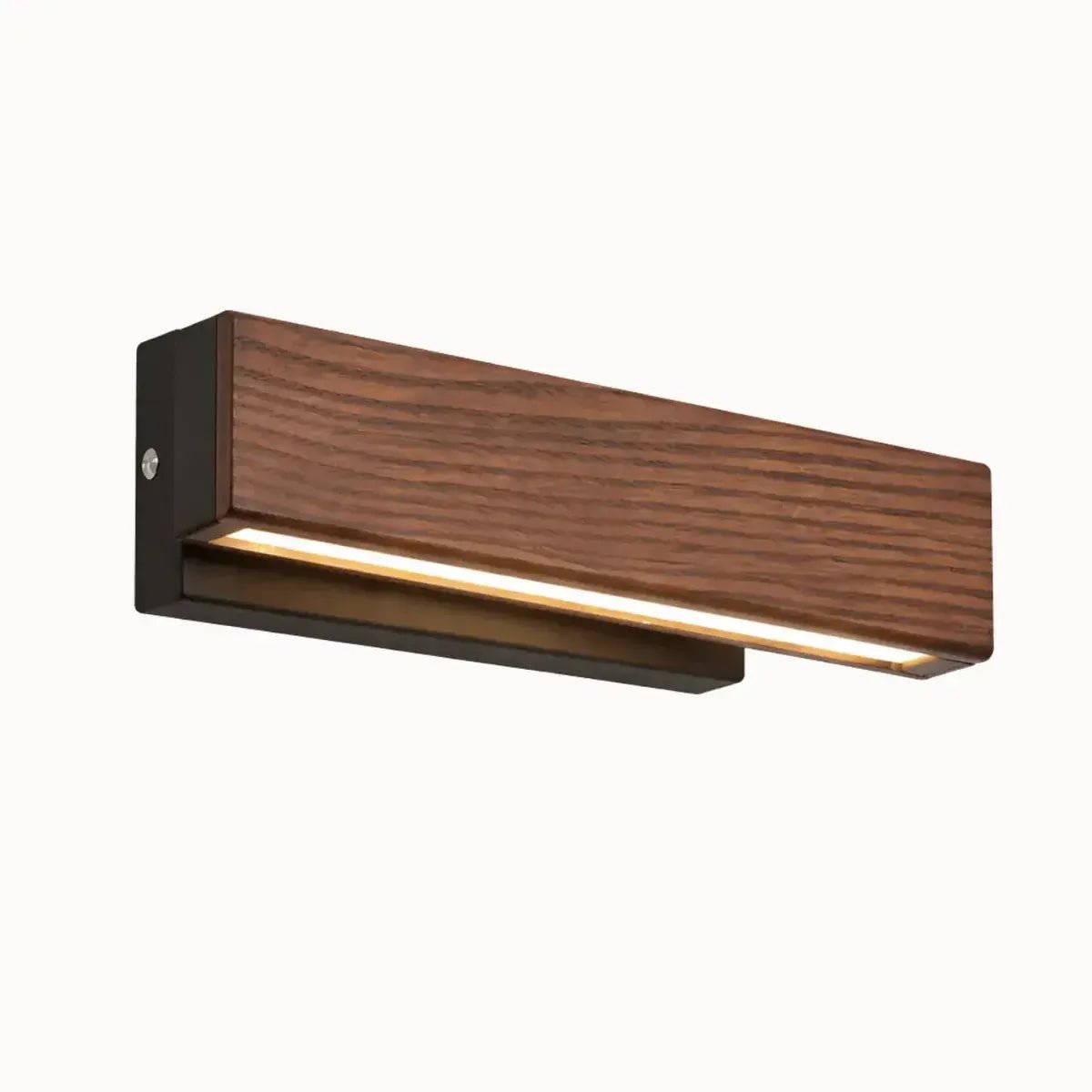 Applique murale LED en bois Ø 30 cm | Meakla - LuminaSeat
