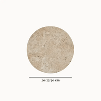 Applique murale LED en travertin authentique | Lunamo - LuminaSeat
