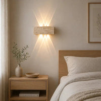Applique murale Travertin design à LED | Mureloa - LuminaSeat