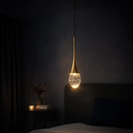 Suspension moderne en cristal Ø 35 cm | Goulina