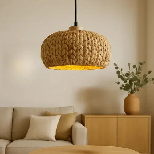 Suspension osier tressage artisanal Ø 30 cm | Tressila