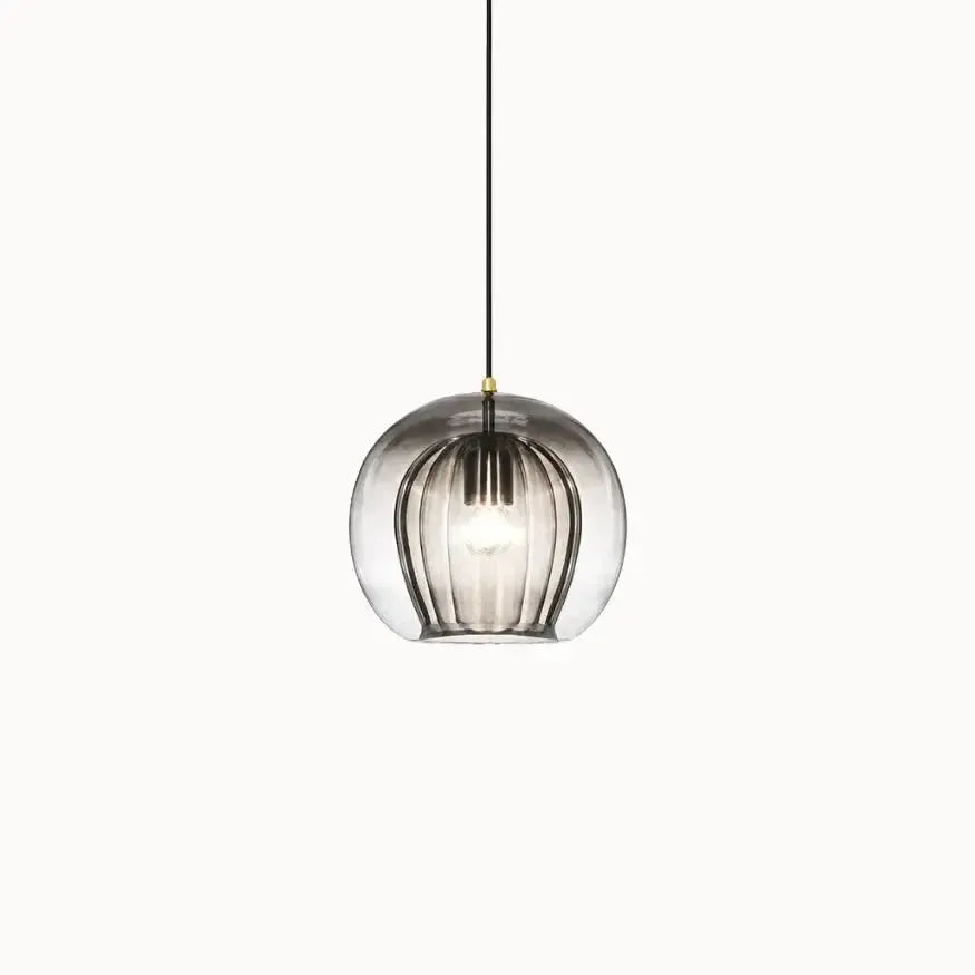 Suspension verre design Ø 20 cm | Roulio