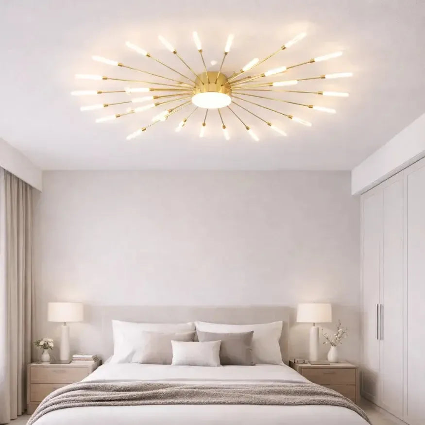 Plafonnier LED design graphique moderne | Toilua