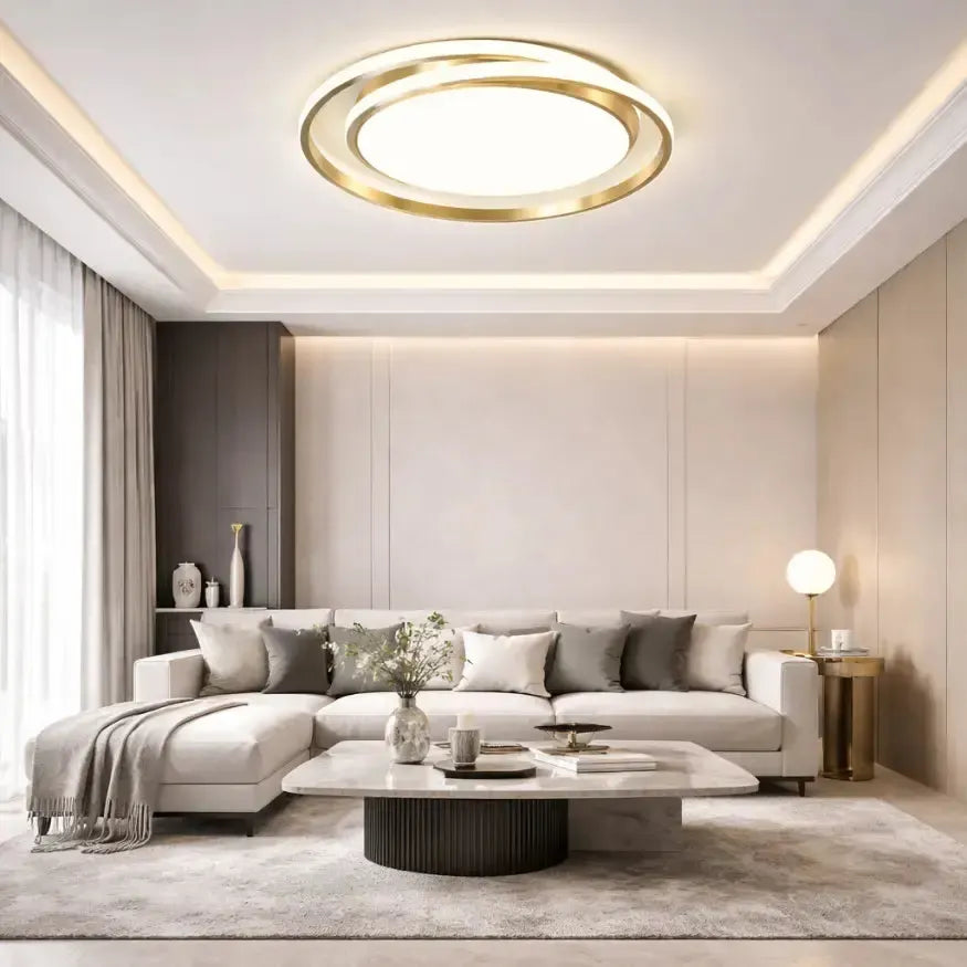 Plafonnier LED design moderne circulaire | Sunnyr