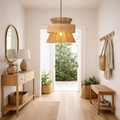 Suspension bambou & rotin naturel Ø 40 cm | Vumao