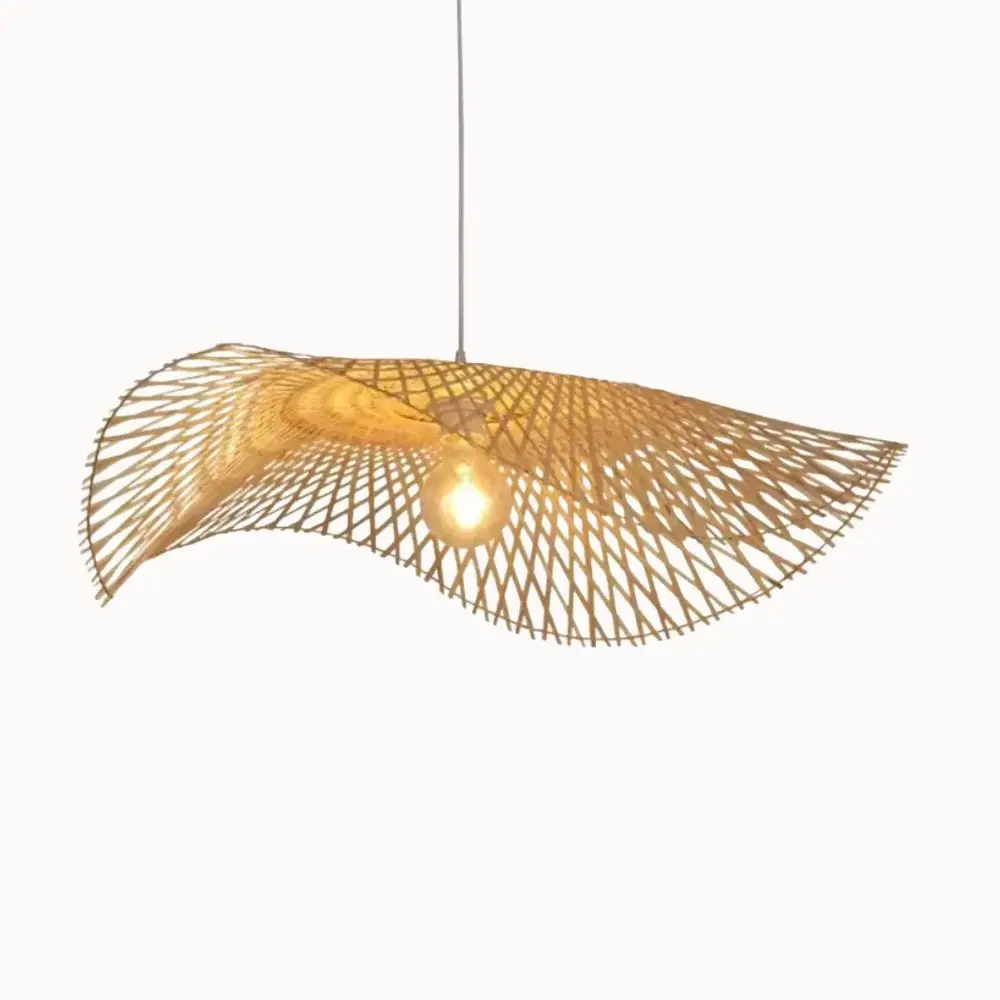 Suspension bambou design aérien Ø 35 cm | DIviano