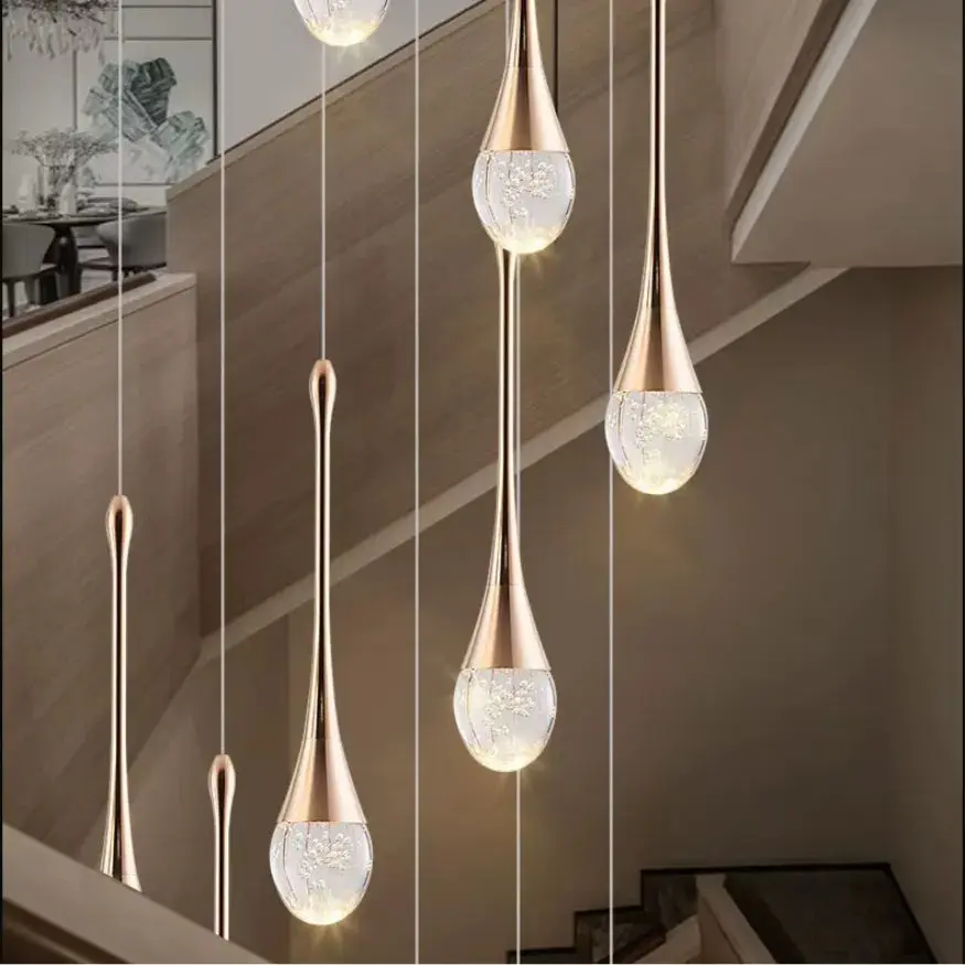 Suspension moderne en cristal Ø 35 cm | Goulina