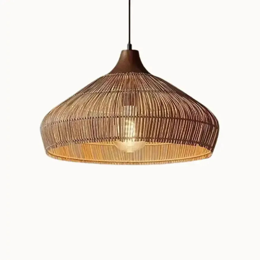 Suspension rotin naturel Ø 40 cm | Cocooning