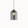 Suspension en verre fumé design épuré Ø 15 cm | Sulfine