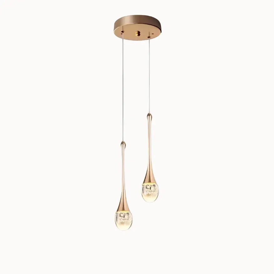 Suspension moderne en cristal Ø 35 cm | Goulina