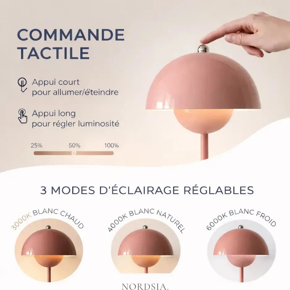 Lampe de chevet LED design moderne | Morenda