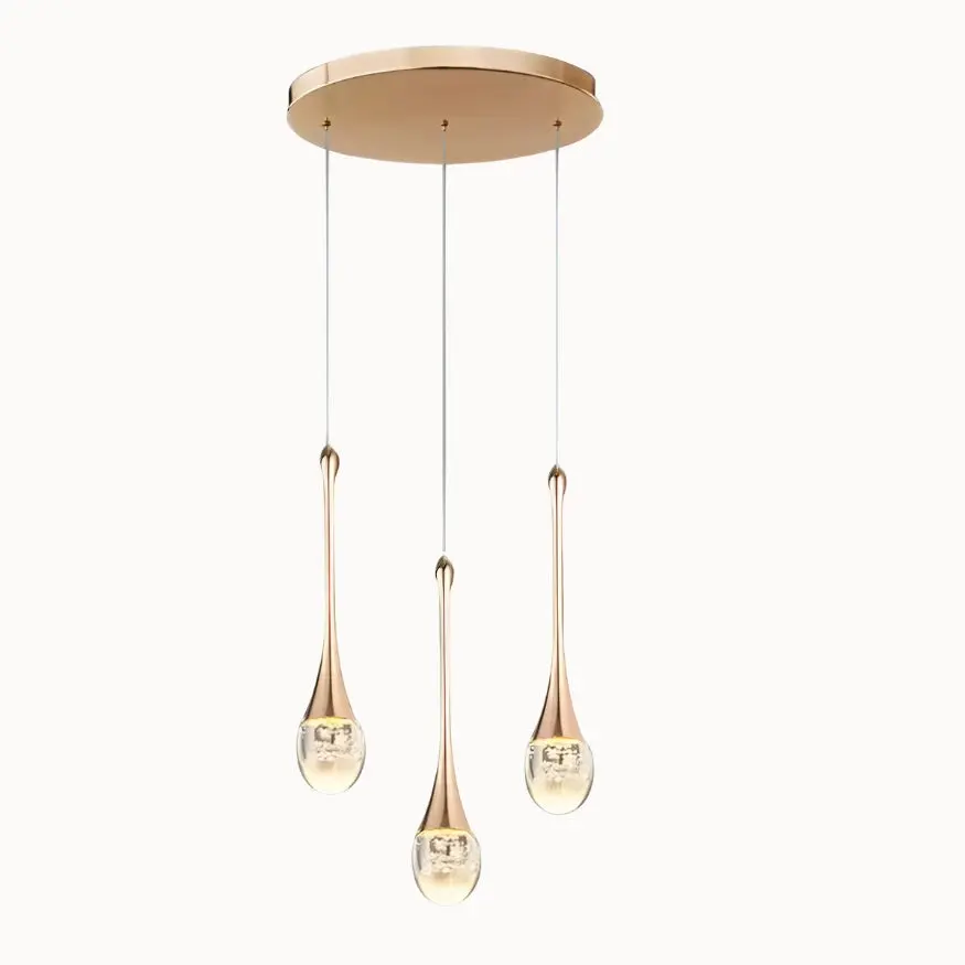 Suspension moderne en cristal Ø 35 cm | Goulina