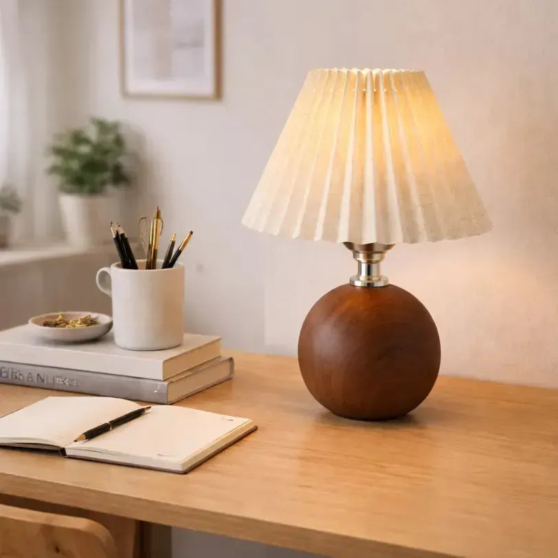 Lampe de chevet en bois massif | Usiris