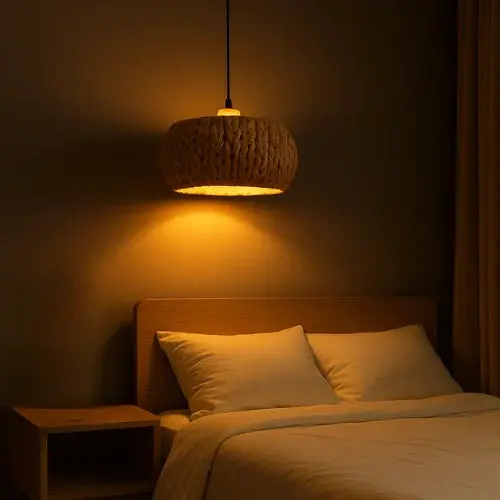 Suspension osier tressage artisanal Ø 30 cm | Tressila