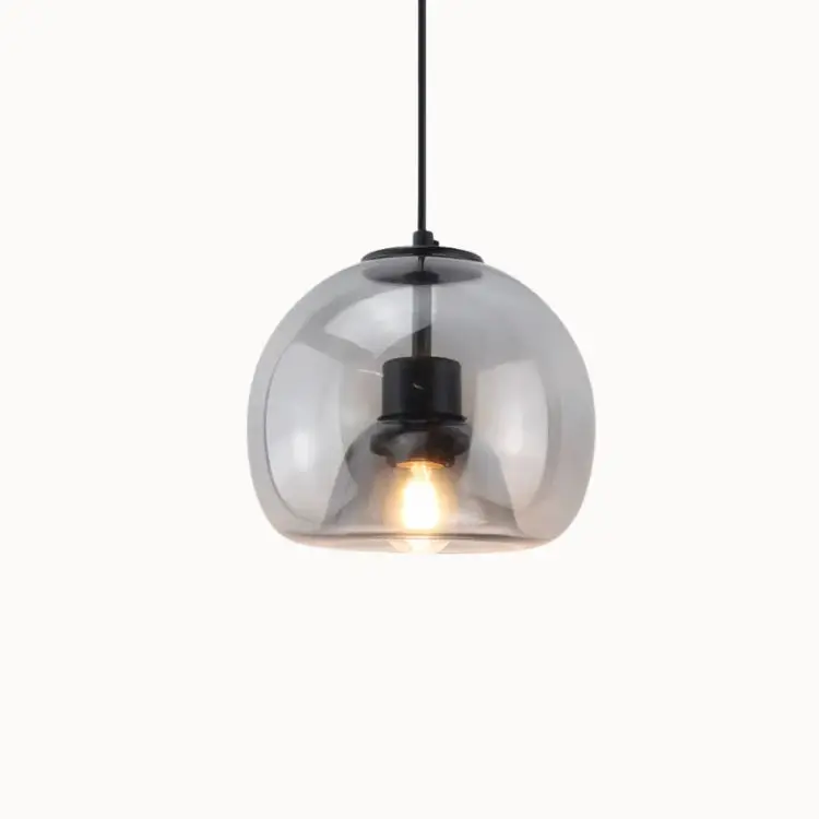 Suspension en Verre design minimaliste Ø 20 cm | Gorgino