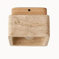 Plafonnier nordique en travertin | Orthone