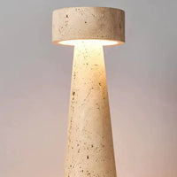 Lampe de chevet moderne à LED en travertin | Idrissi - LuminaSeat
