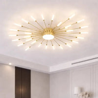 Plafonnier LED design graphique moderne | Toilua - LuminaSeat