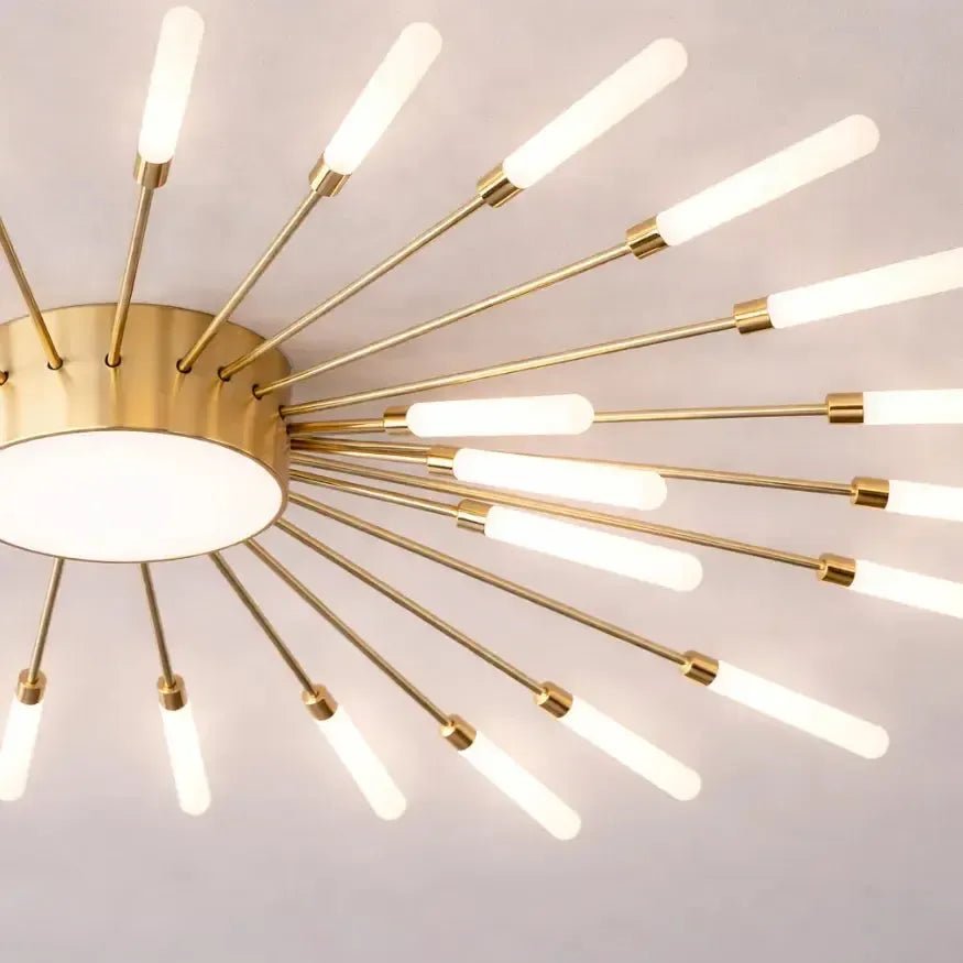 Plafonnier LED design graphique moderne | Toilua - LuminaSeat