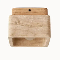 Plafonnier nordique en travertin | Orthone - LuminaSeat
