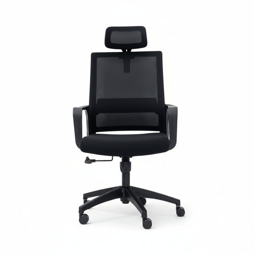 Chaise de Bureau au Design Courbé - Élégance Contemporaine & Soutien Postural