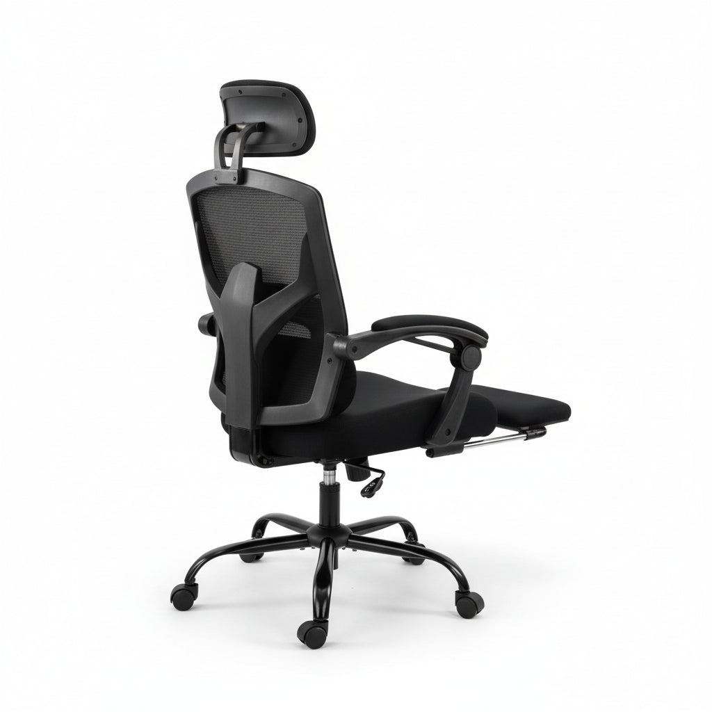 Fauteuil de Bureau Relax Pro - Mesh Respirant & Repose-pieds