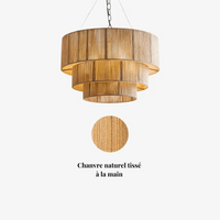 Suspension design en chanvre naturel | Luxua - LuminaSeat