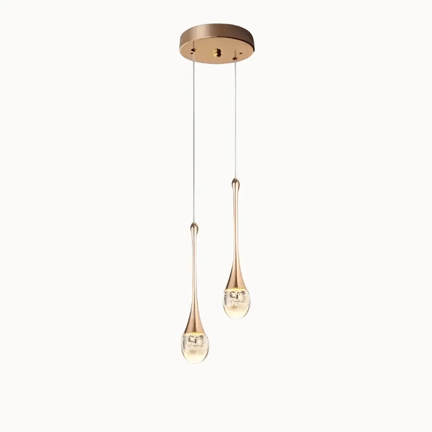 Suspension moderne en cristal Ø 35 cm | Goulina - LuminaSeat