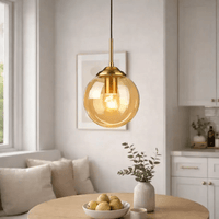 Suspension Moderne en verre Ø 15 cm | Galioep - LuminaSeat