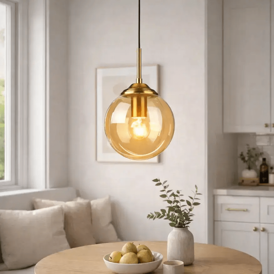 Suspension Moderne en verre Ø 15 cm | Galioep - LuminaSeat