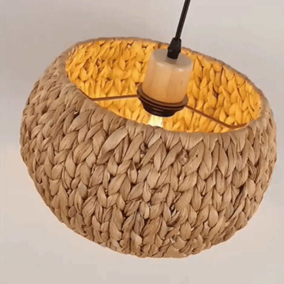 Suspension osier tressage artisanal Ø 30 cm | Tressila - LuminaSeat