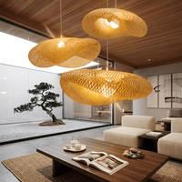 Suspension Scandinave en bambou Ø 40 cm | Nissa - LuminaSeat
