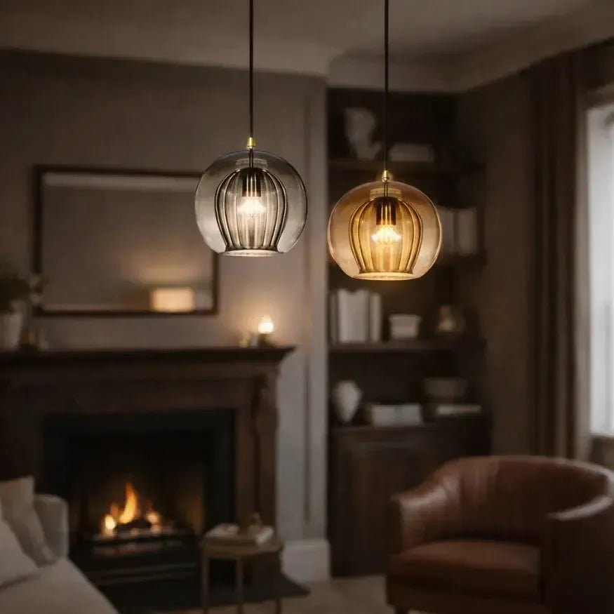 Suspension verre design Ø 20 cm | Roulio - LuminaSeat