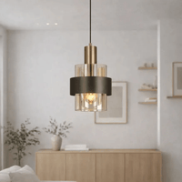 Suspension verre moderne Ø 20 cm | Tino - LuminaSeat