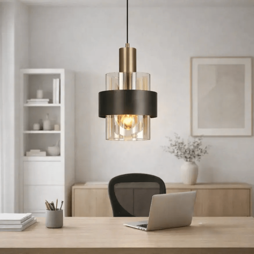 Suspension verre moderne Ø 20 cm | Tino - LuminaSeat